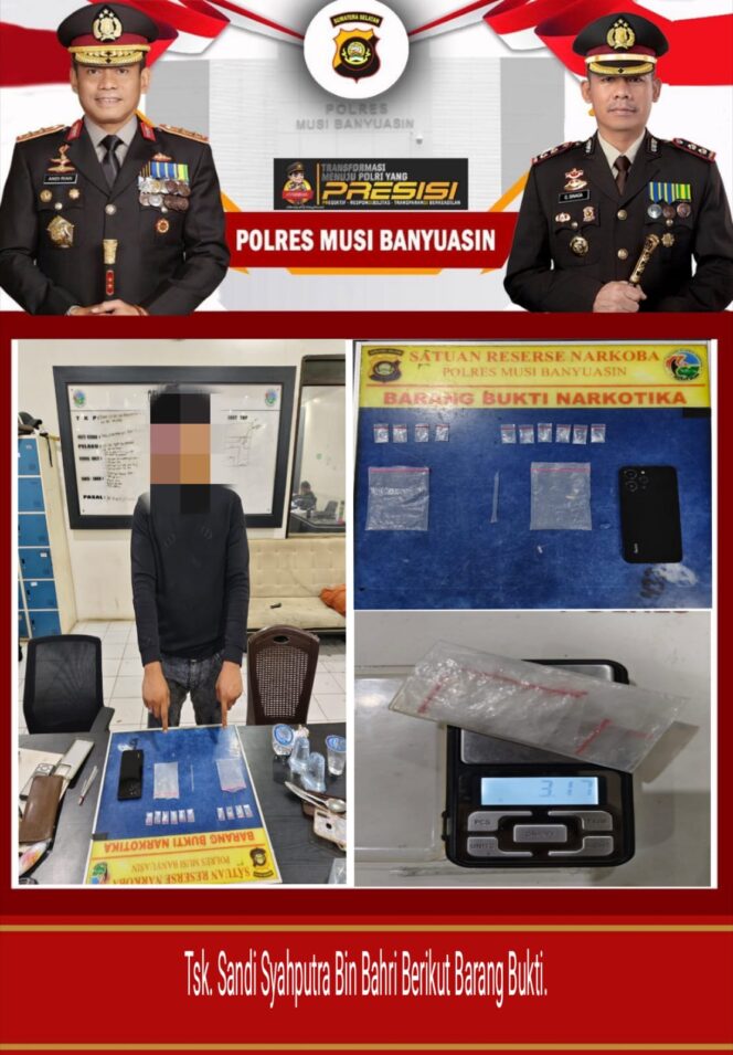 
 Satreskoba Polres Muba Ringkus Tiga Pengedar Narkoba